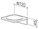 DORNBRACHT Seifenhalter , Standmodell SERIENSPEZIFISCH 84410780 Schwarz matt, 84410780-33 Galeriebild 3